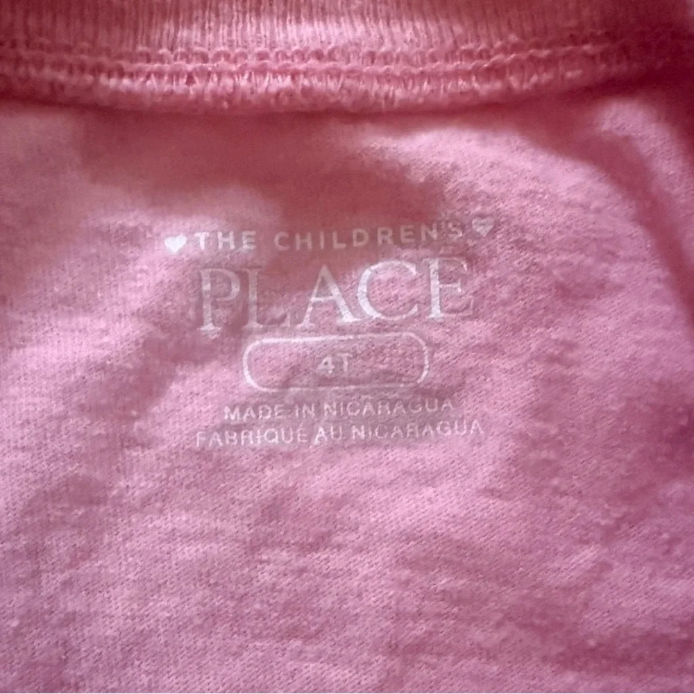 🩰 The Children's Place Pink Ballerina Unicorn Ballet Graphic Short Sleeve Tee 4T